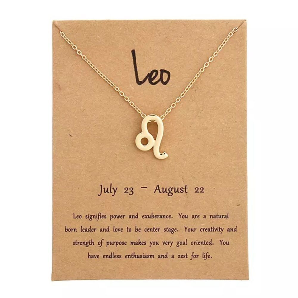 🆕Leo Zodiac Astrology Pendant Necklace
